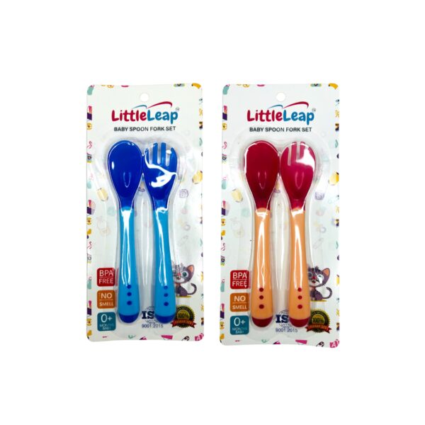 Little Leap Heat Sensing Spoon & Fork - Image 5
