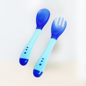 Little Leap Heat Sensing Spoon & Fork