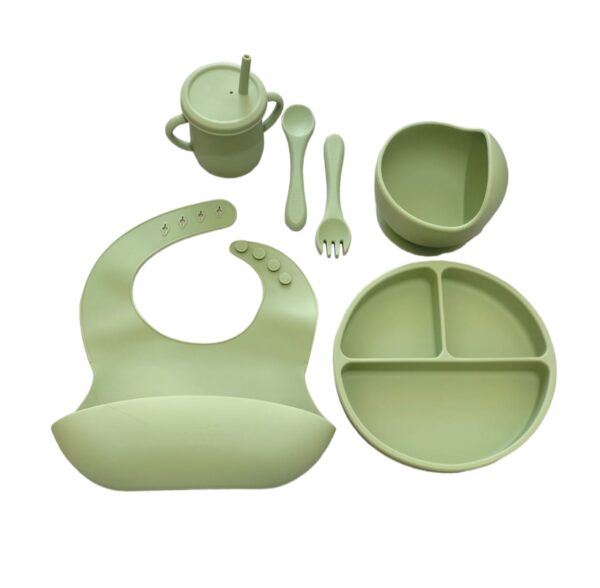 SILICONE TABLEWARE SET FOR BABIES