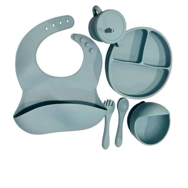 Little Leap Baby Silicone Tableware Set - Image 4