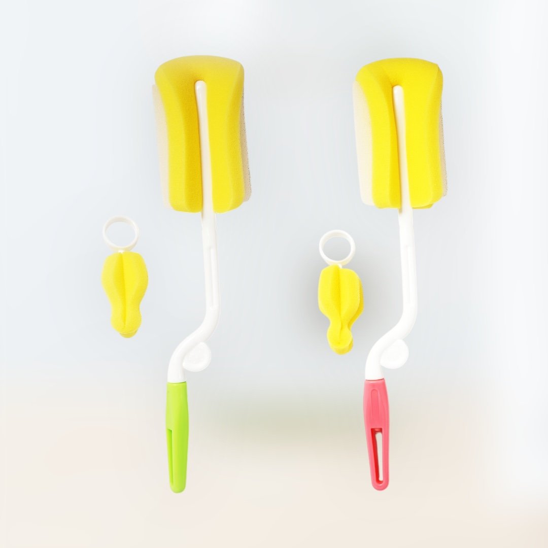 Little Leap Bottle & Nipple Cleaning Brush-Sponge - Image 2