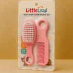 Little Leap Baby Hair Comb and Brush Set - Pink