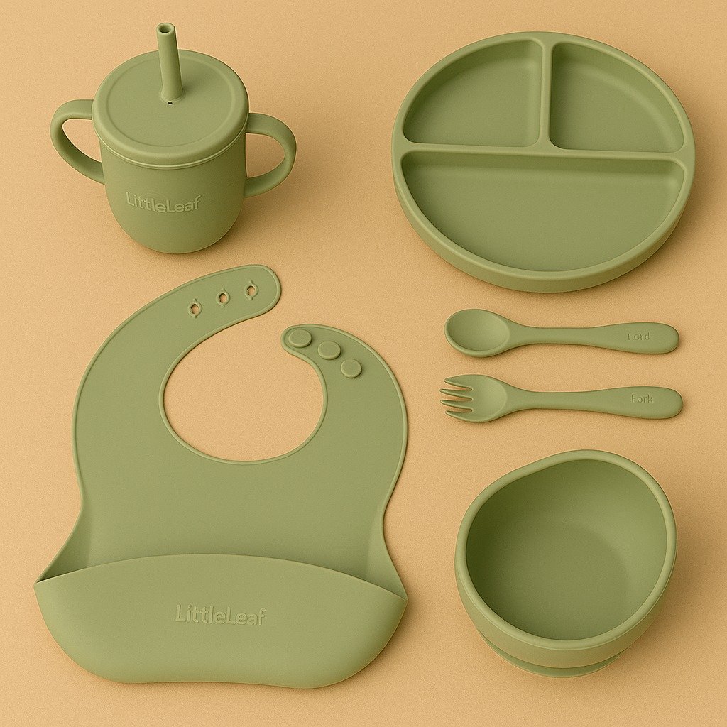 Little Leap Baby Silicone Tableware Set - Image 3